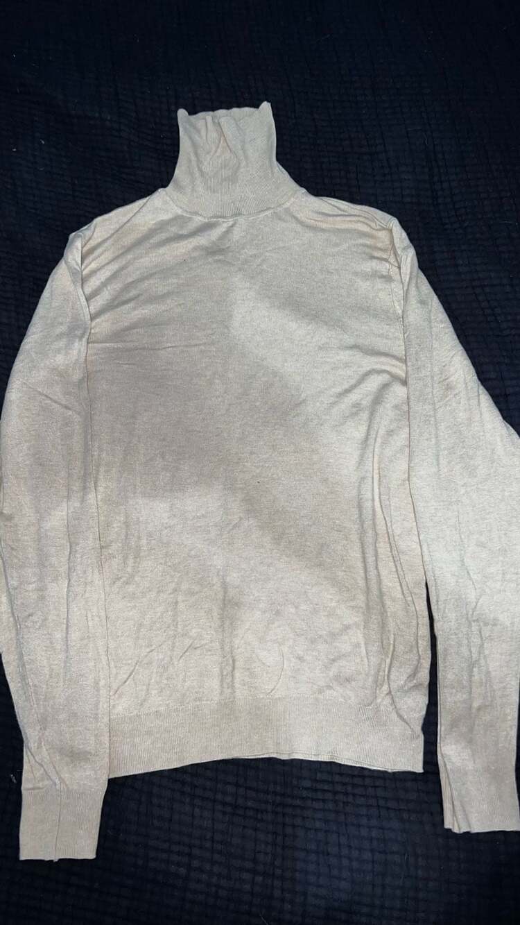 Primark Beige Turtleneck Sweater Size Medium